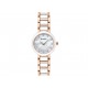 BULOVA 98P160 Dama Dress Reloj con caja y brazalete de acero inoxidable y cerámica en dos tonos (oro rosa - blanco) - Envío Grat