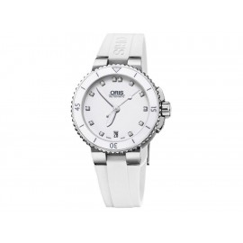Reloj para dama Oris Aquis 733 7652 4191 RS blanco - Envío Gratuito