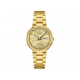 Mido Commander II M0142303302100 Reloj para Dama Color Dorado - Envío Gratuito