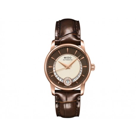 Mido Baroncelli M0072073629100 Reloj para Dama Color Café Obscuro - Envío Gratuito
