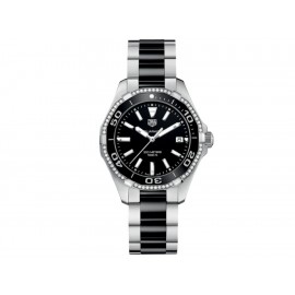 Tag Heuer Aquaracer WAY131G.BA0913 Reloj para Dama Color Acero/Negro - Envío Gratuito