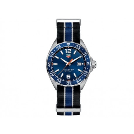 Tag Heuer Formula 1 WAZ1010.FC8197 Reloj para Caballero Color Negro/Azul - Envío Gratuito