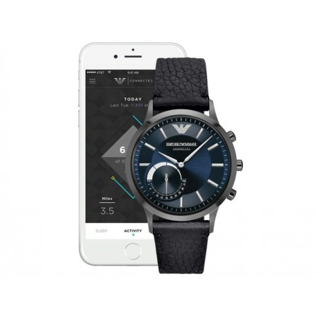 Reloj Smartwatch para caballero Emporio Armani Renato ART3004 negro - Envío Gratuito