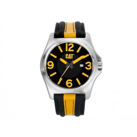 Reloj para caballero Cat DP XL Date PK.141.63.137 negro/amarillo - Envío Gratuito