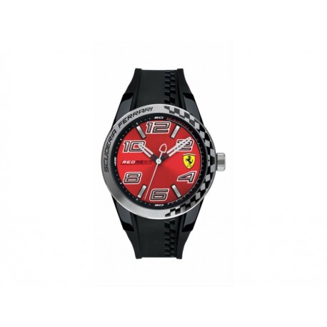 Ferrari Red Rev T SF.830335 Reloj para Caballero Color Negro - Envío Gratuito