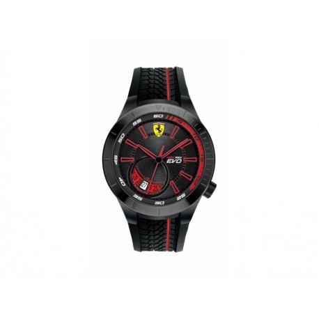 Ferrari Red Rev Evo SF.830339 Reloj para Caballero Color Negro - Envío Gratuito