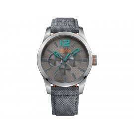 Hugo Boss Orange Paris 1513379 Reloj para Caballero Color Gris - Envío Gratuito