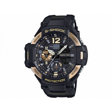 Casio G-Shock GA-1100-9GCR Reloj para Caballero Color Negro - Envío Gratuito