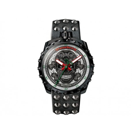 Bomberg Bolt-68 BS439.3 Reloj para Caballero Color Gris Obscuro - Envío Gratuito