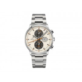 Mido Commander II M0164151126100 Reloj para Caballero Color Acero - Envío Gratuito