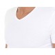 Puma Camiseta Corte Regular Cuello en V de Algodón Blanca - Envío Gratuito