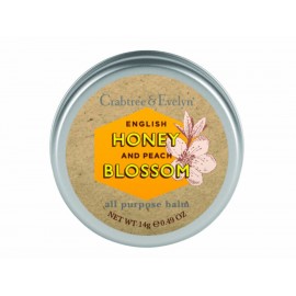 Bálsamo de hidratación profunda Crabtree & Evelyn Honey and Peach Blossom 14 g - Envío Gratuito