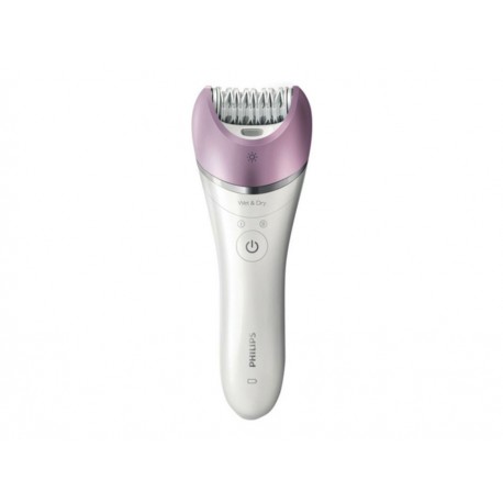 Philips Depiladora Satinelle Advanced BRE630 Color Blanco Morado - Envío Gratuito