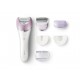 Philips Depiladora Satinelle Advanced BRE630 Color Blanco Morado - Envío Gratuito