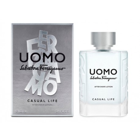 Loción para después de afeitar Salvatore Ferragamo UOMO Casual Life 100 ml - Envío Gratuito