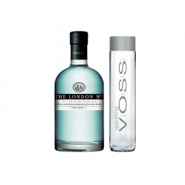 Paquete de Ginebra London One 700ml con Agua Sparkling Voss 375ml - Envío Gratuito