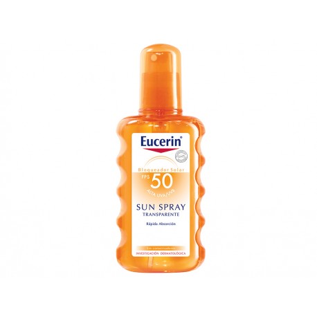 Eucerin Sun Spray Protector Solar Transparente FPS 50 200 ml - Envío Gratuito