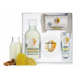 Cofre de baño para piel sensible The Body Shop Almond Milk & Honey - Envío Gratuito