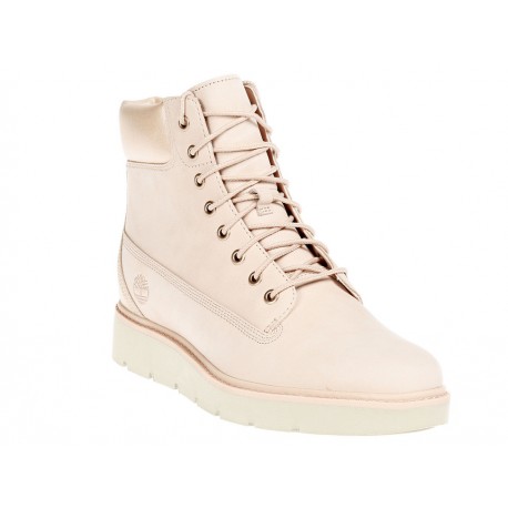 Bota lisa Timberland piel rosa claro - Envío Gratuito