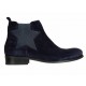 Botín liso Tommy Hilfiger azul marino - Envío Gratuito