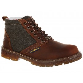 Bota Goodyear chocolate - Envío Gratuito