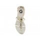 Sandalia lisa G By Guess plata - Envío Gratuito