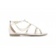 Sandalia lisa G By Guess plata - Envío Gratuito