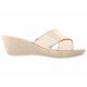Sandalia wedge Ramiro Olivera oro rosa - Envío Gratuito