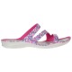 Sandalia lisa Crocs rosa - Envío Gratuito