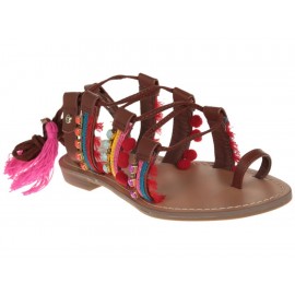 Sandalia G by Guess café - Envío Gratuito