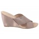 Sandalia lisa Anne Klein taupe - Envío Gratuito