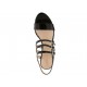 Sandalia lisa Nine West negro - Envío Gratuito