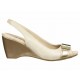 Sandalia wedge Anne Klein dorada - Envío Gratuito