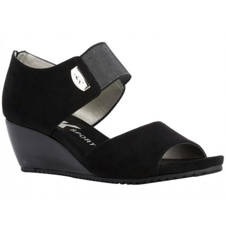 Zapato abierto Anne Klein negro - Envío Gratuito