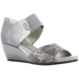 Zapato abierto Anne Klein pewter - Envío Gratuito