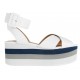 Sandalia lisa Steve Madden blanco - Envío Gratuito