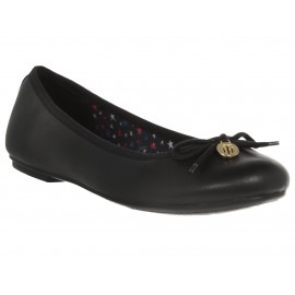 Balerina lisa Tommy Hilfiger negra - Envío Gratuito