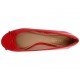 Balerina lisa Arezzo roja - Envío Gratuito