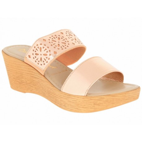Sandalia lisa Donna Trend dorado - Envío Gratuito