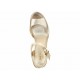 Sandalia wedge Nine West oro - Envío Gratuito