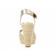 Sandalia wedge Nine West oro - Envío Gratuito