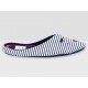 Pantufla a rayas Etam azul - Envío Gratuito