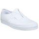 Tenis liso Vans piel blanco - Envío Gratuito