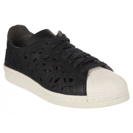 Tenis liso Adidas Originals piel negro - Envío Gratuito