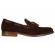 Zapato mocasín Martinelli gamuza café oscuro - Envío Gratuito