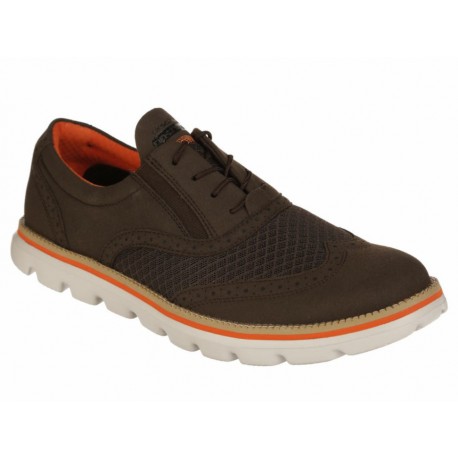 Skecher s Zapato con Agujeta Café - Envío Gratuito