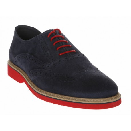 El Ganso Zapato Oxford Ante Marino - Envío Gratuito