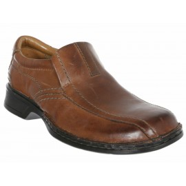 Zapato Mocasín Clarks Escalade de piel Step café - Envío Gratuito