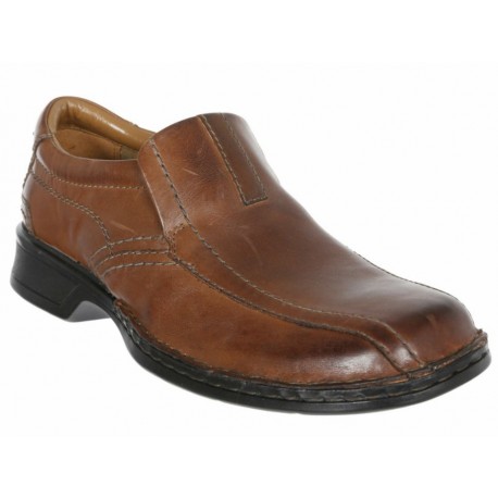 Zapato Mocasín Clarks Escalade de piel Step café - Envío Gratuito