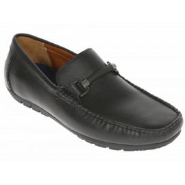 Quirelli Zapato Driver de Piel Negro - Envío Gratuito